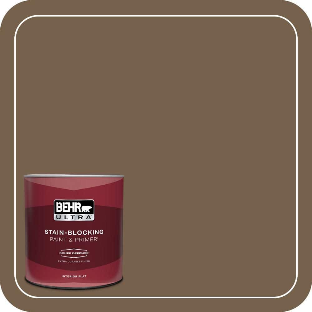 BEHR ULTRA 1 qt. #700D-7 South Kingston Extra Durable Flat Interior Paint & Primer