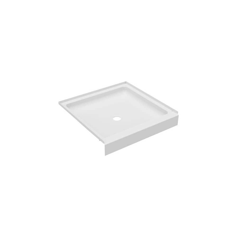 Swan Veritek 32 in. x 32 in. Single Threshold Shower Pan in White (2)