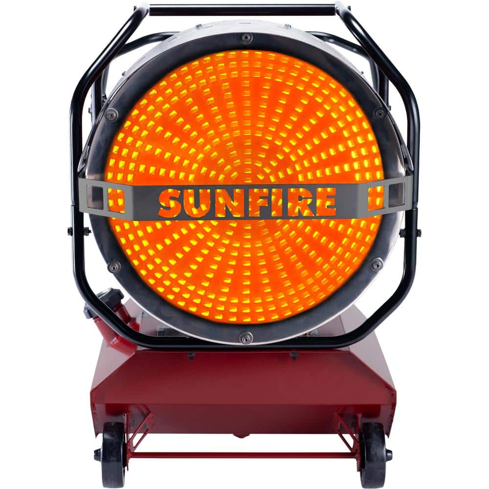 SUNFIRE SF80 80,000 BTU 1900 sq. ft. Diesel/Kerosene Radiant Space Heater with Quiet, Safe, Odorless Operation