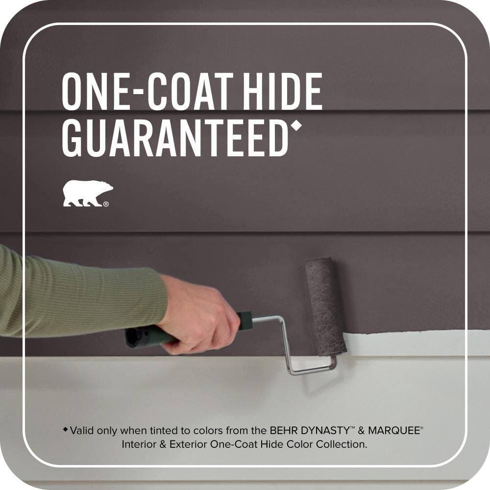 BEHR MARQUEE 5 gal. #N110-7 Black Garnet Satin Enamel Exterior Paint & Primer (3)