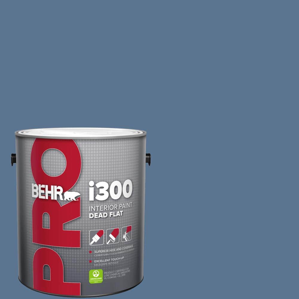 BEHR PRO 1 gal. #PPU14-18 Laguna Blue Dead Flat Interior Paint