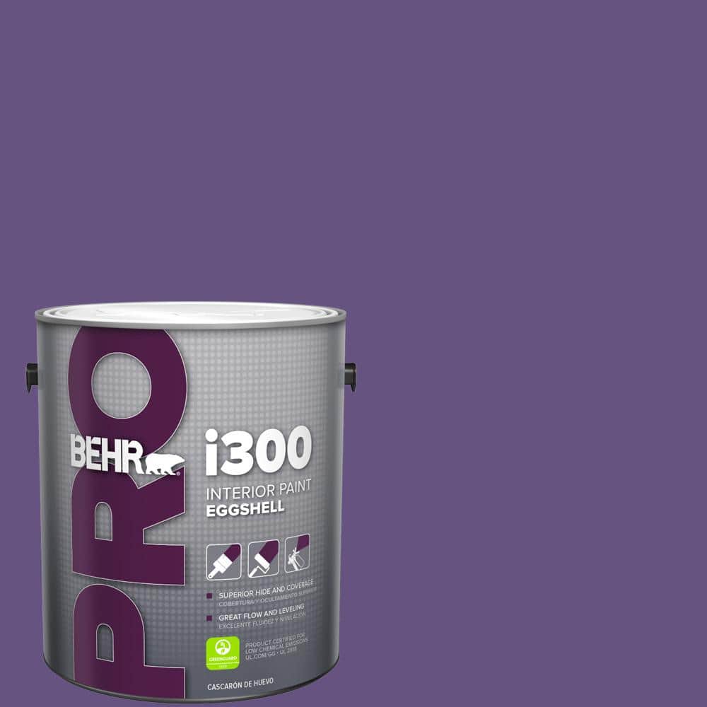 BEHR PRO 1 gal. #HDC-MD-25 Virtual Violet Eggshell Interior Paint