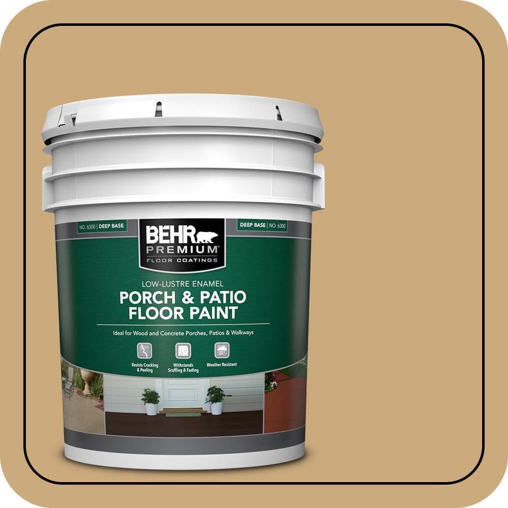BEHR PREMIUM #S300-4 Low-Lustre Enamel Interior/Exterior Porch and Patio Floor Paint (1)