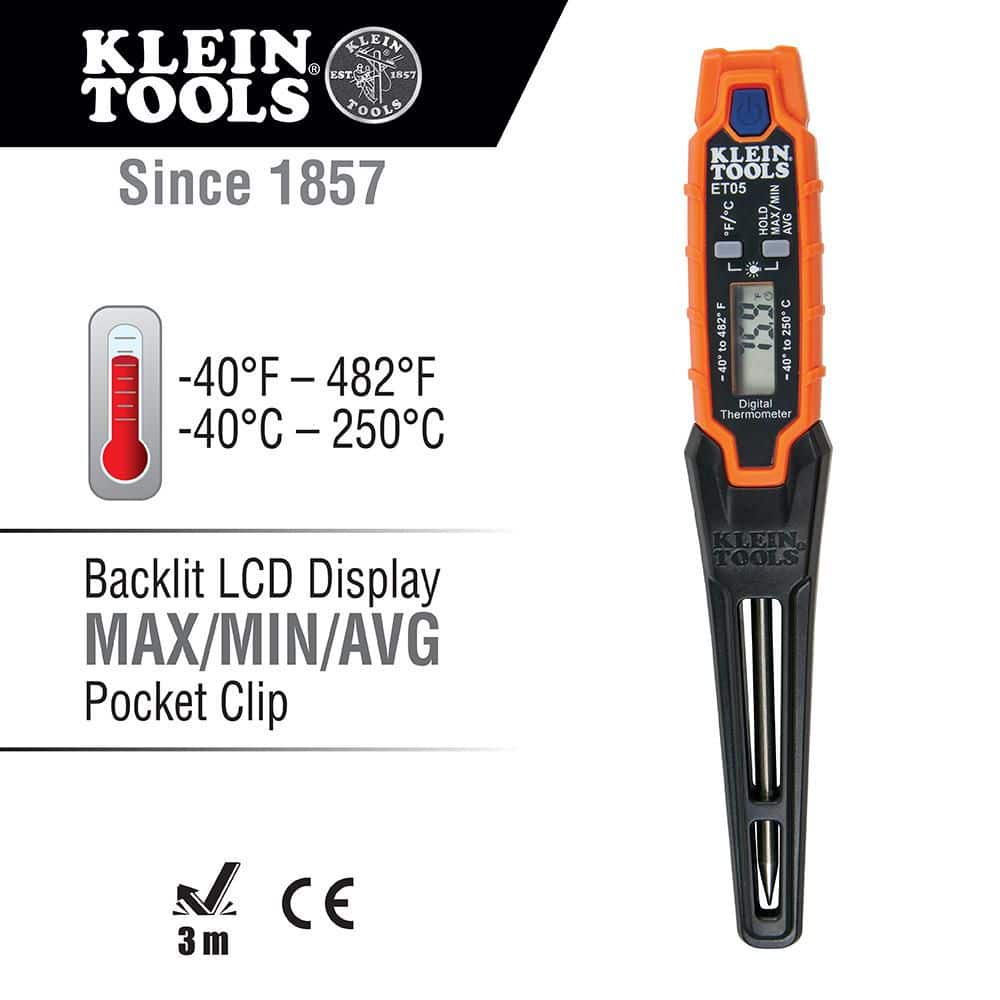 Klein Tools Digital Pocket Thermometer (2)