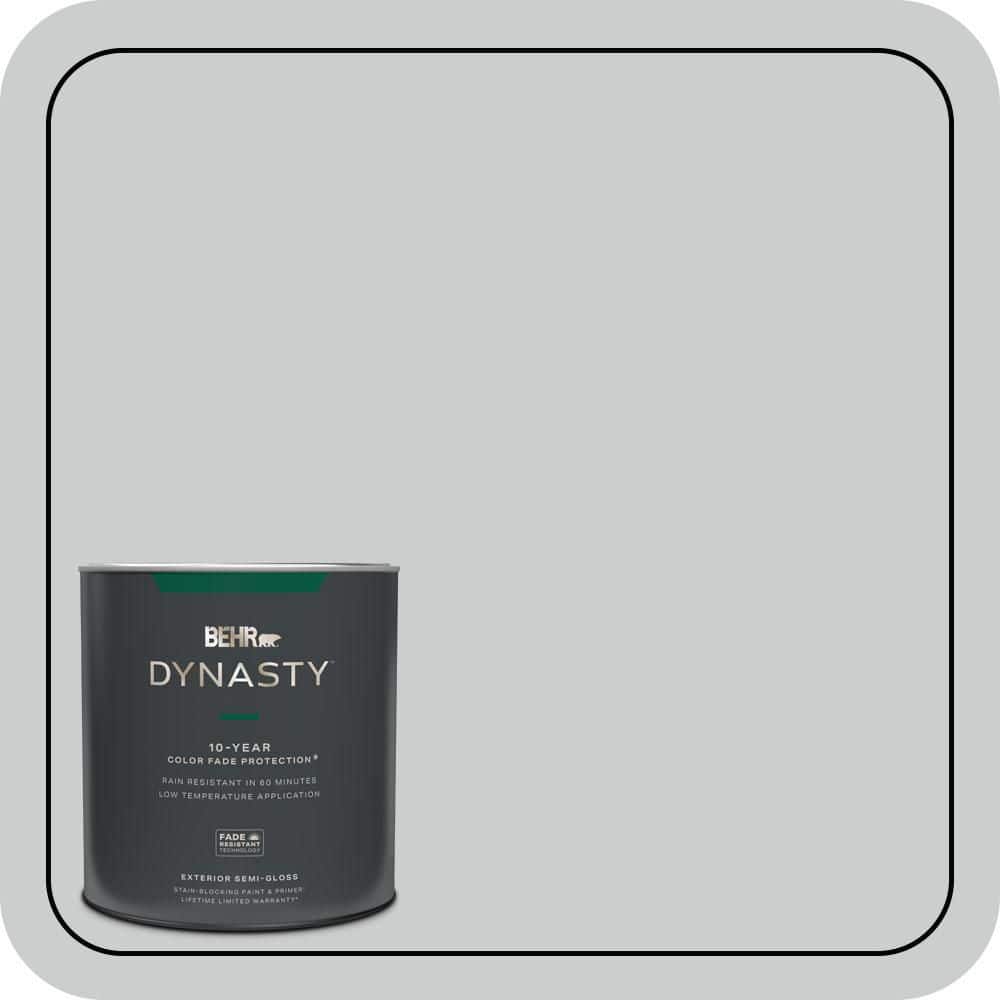 BEHR DYNASTY 1 qt. #N500-2 Loft Space Semi-Gloss Exterior Stain-Blocking Paint & Primer