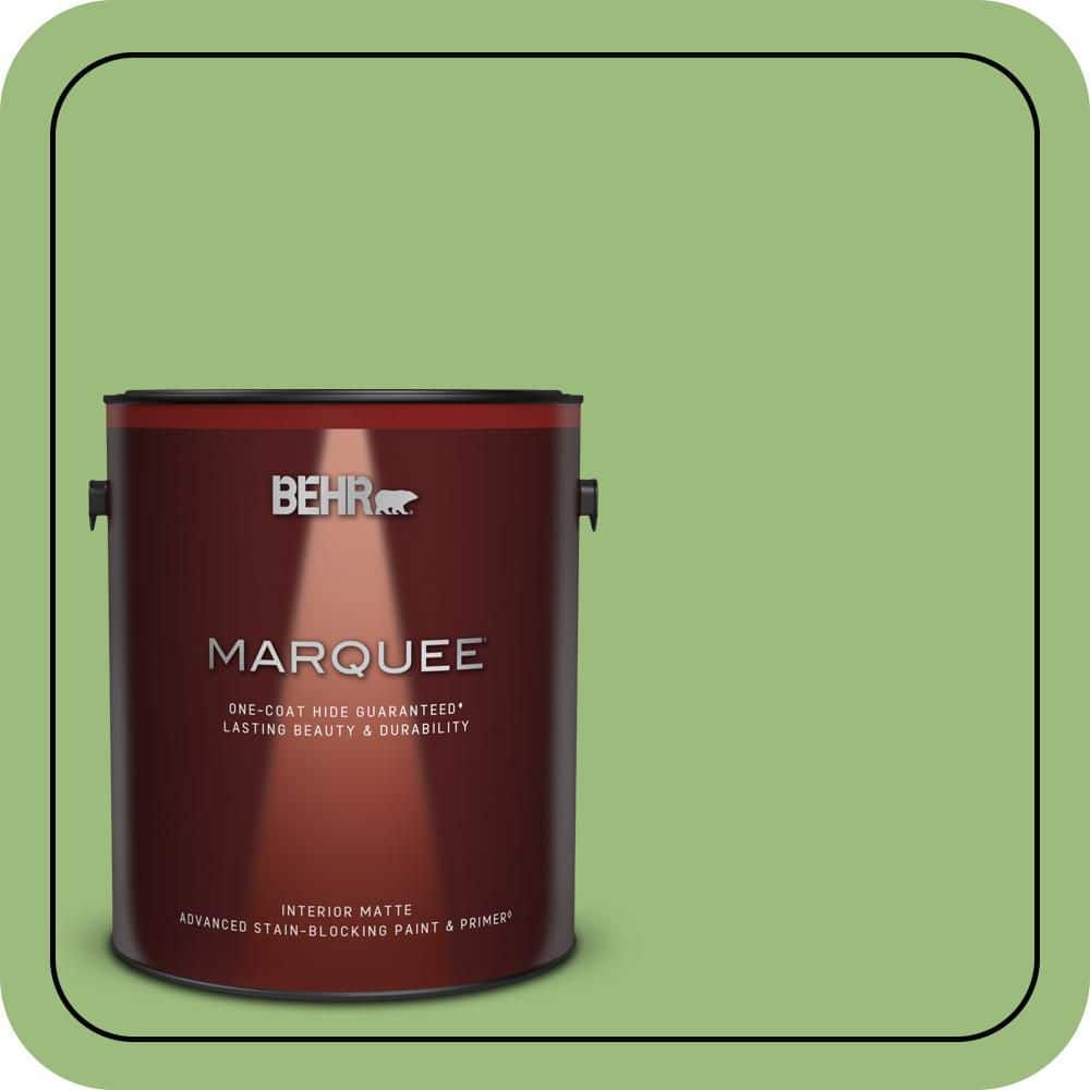 BEHR MARQUEE 1 gal. #P380-5 Gleeful Matte Interior Paint & Primer (1)