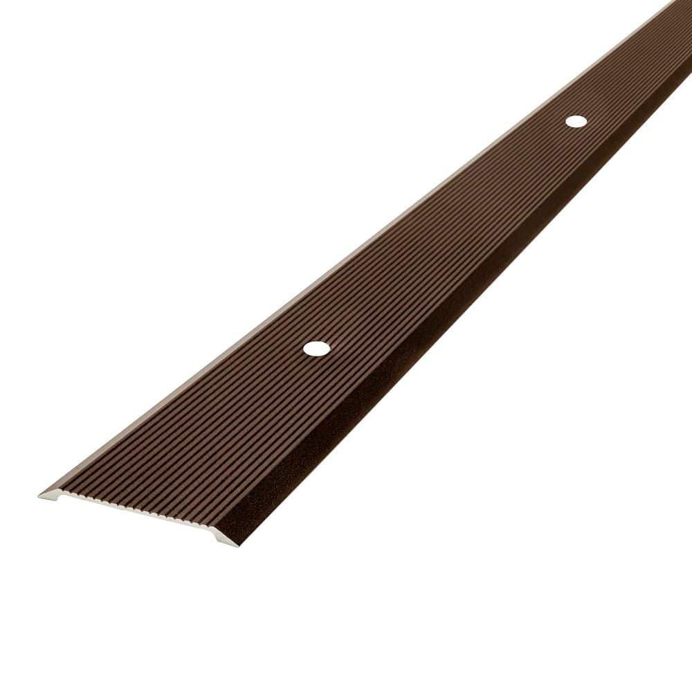 M-D Building Products 2-1/2"X 36" FOREST BROWN ALUMINUM SEAM BINDER W/SCREWS & ANCHORS