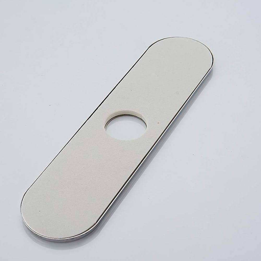 BWE 10.2 in. 2.5 in. 1.34 in. Brass Kitchen Sink Faucet Hole Cover Deck Plate Escutcheon (4)