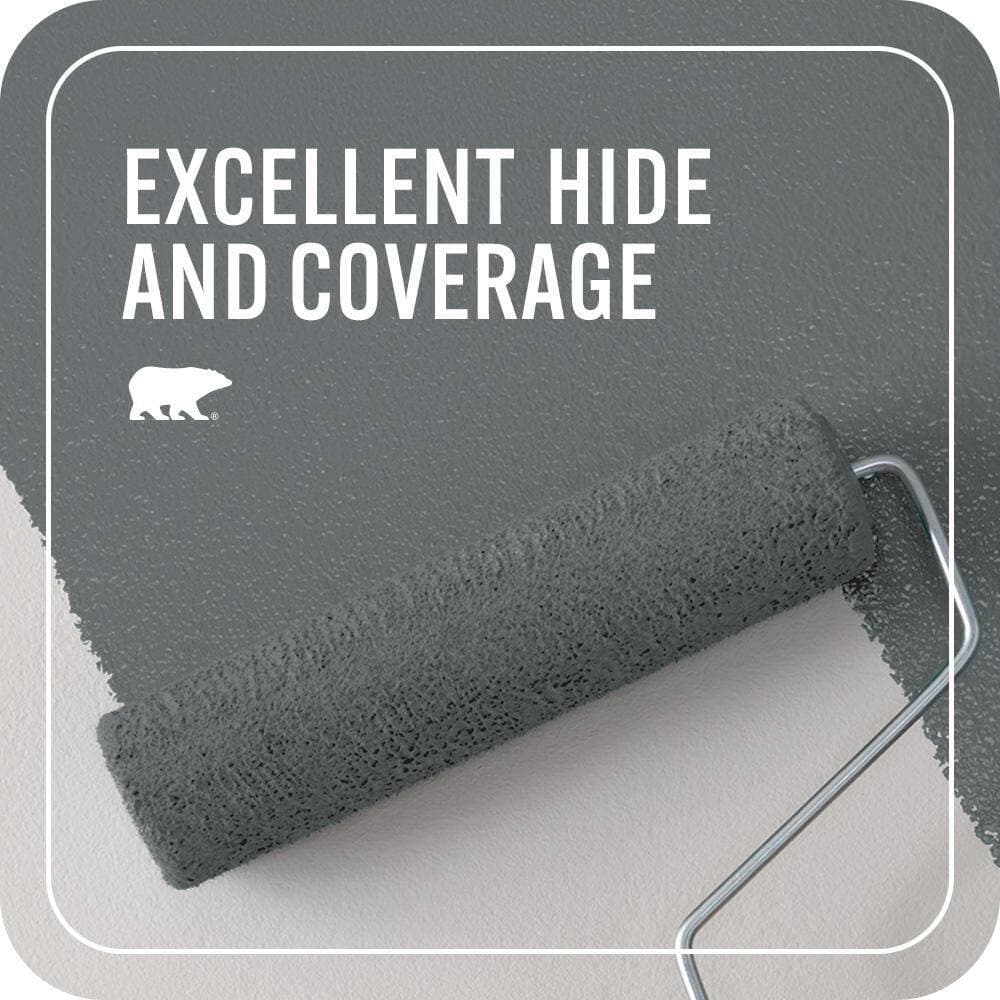BEHR PREMIUM PLUS #QE-61 Rich Pewter Enamel & Primer Color Sample (4)