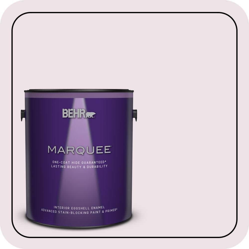 BEHR MARQUEE 1 gal. #670C-2 Petal Dust Eggshell Enamel Interior Paint & Primer