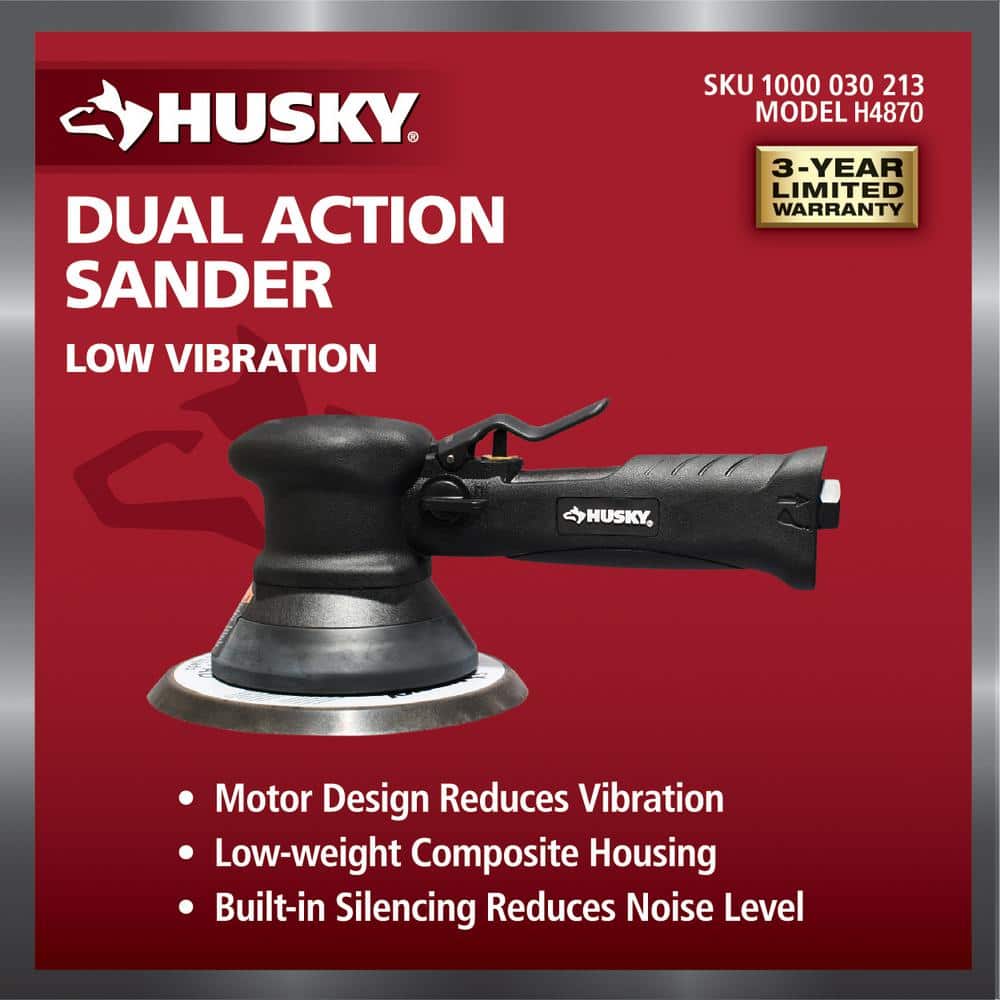 Husky 6 in. Dual Action Sander (2)