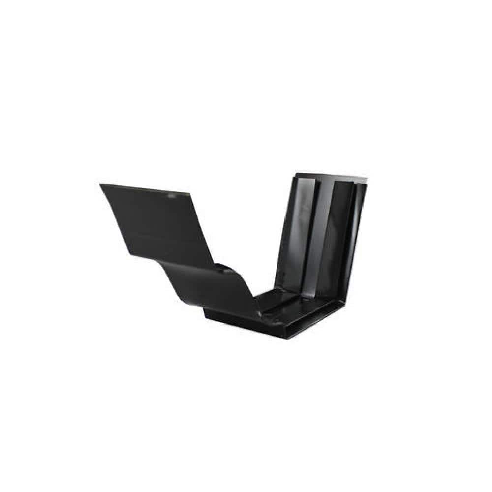 Spectra Pro Select 5 in. Black Aluminum Slip Joint Gutter Connector