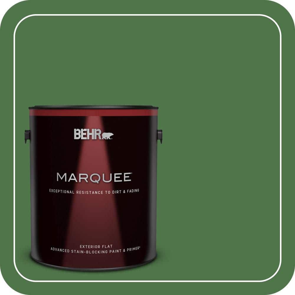 BEHR MARQUEE 1 gal. #MQ4-49 Emerald Forest Flat Exterior Paint & Primer