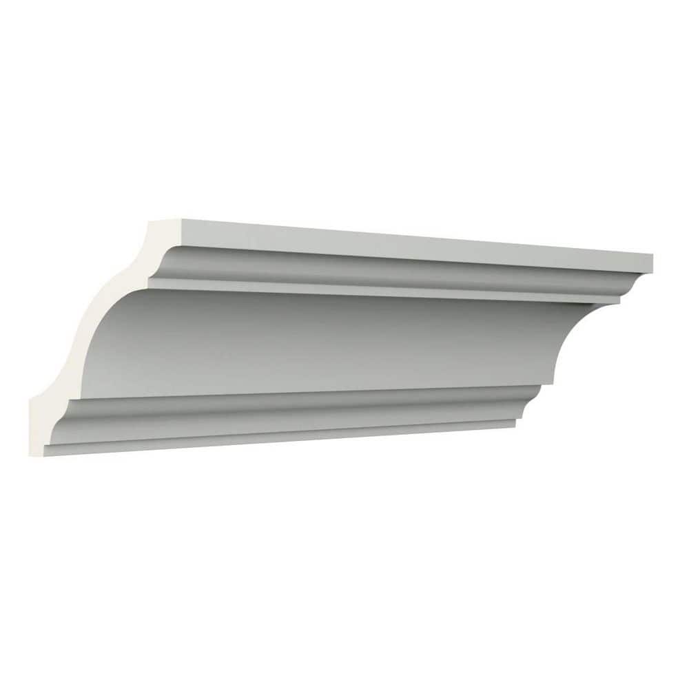 Ekena Millwork Austin 4 in. D x 5.5 in. W x 96 in. L Polyurethane Crown Moulding (2)