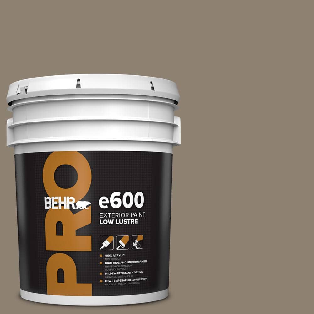 BEHR PRO 5 gal. #720D-5 Mocha Accent Low Luster Exterior Paint