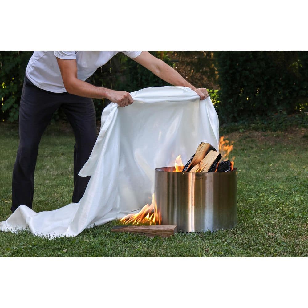 Premium Defense 40 in. x 40 in. Fire Blanket with Storage Bag (2)