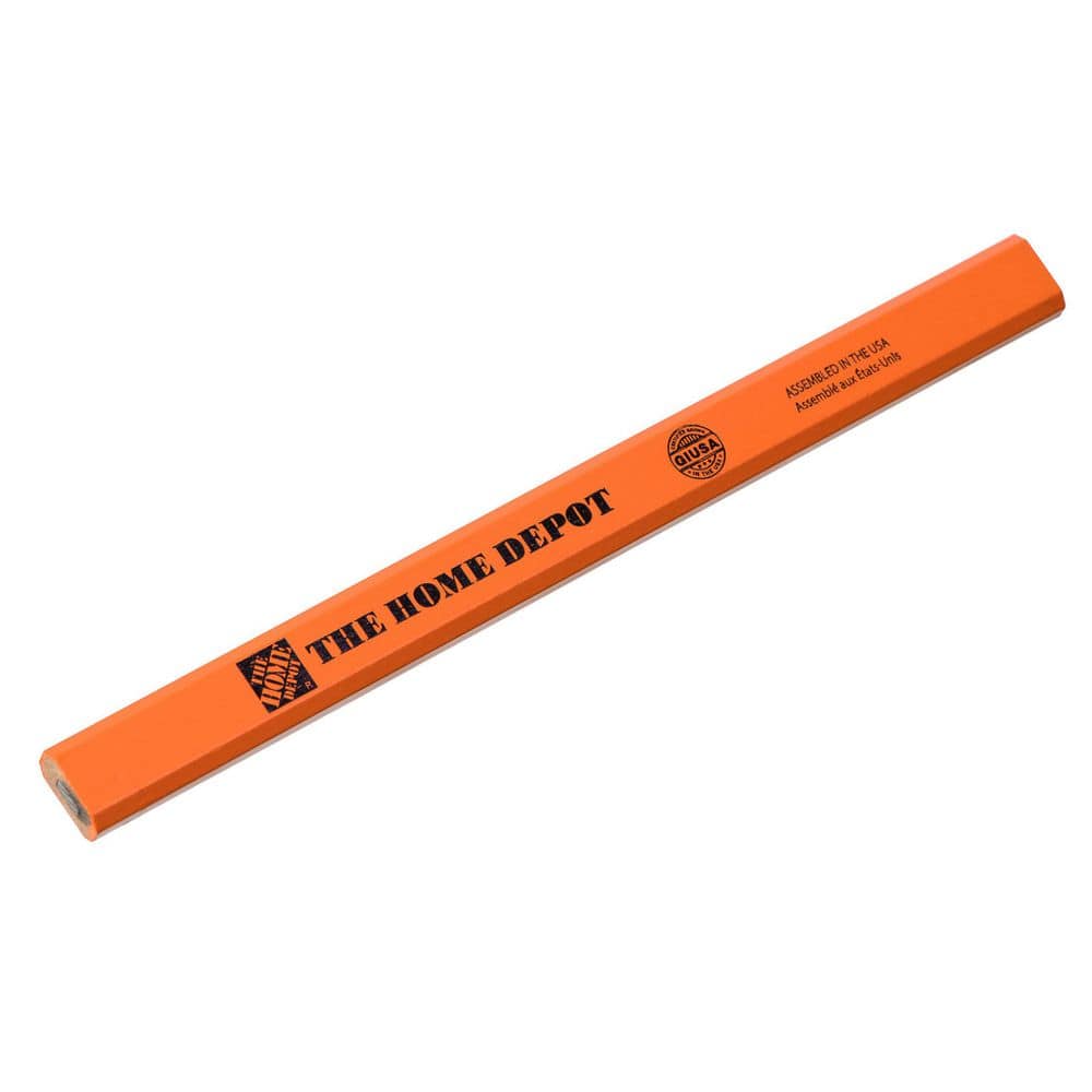 The Home Depot Carpenter Pencils with Original Sharpener (10-Pack) (2)