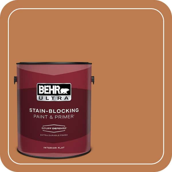 BEHR PREMIUM PLUS #260D-6 Chai Spice Enamel Low Odor & Primer (4)