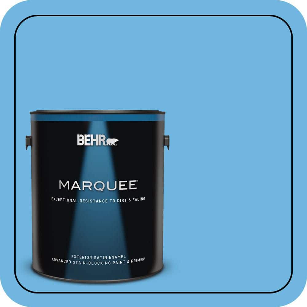 BEHR MARQUEE 1 gal. #P500-4 Life Force Satin Enamel Exterior Paint & Primer