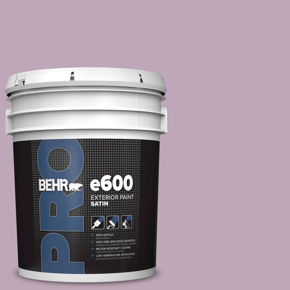 BEHR PRO 5 gal. #680F-4 Soft Heather Satin Exterior Paint