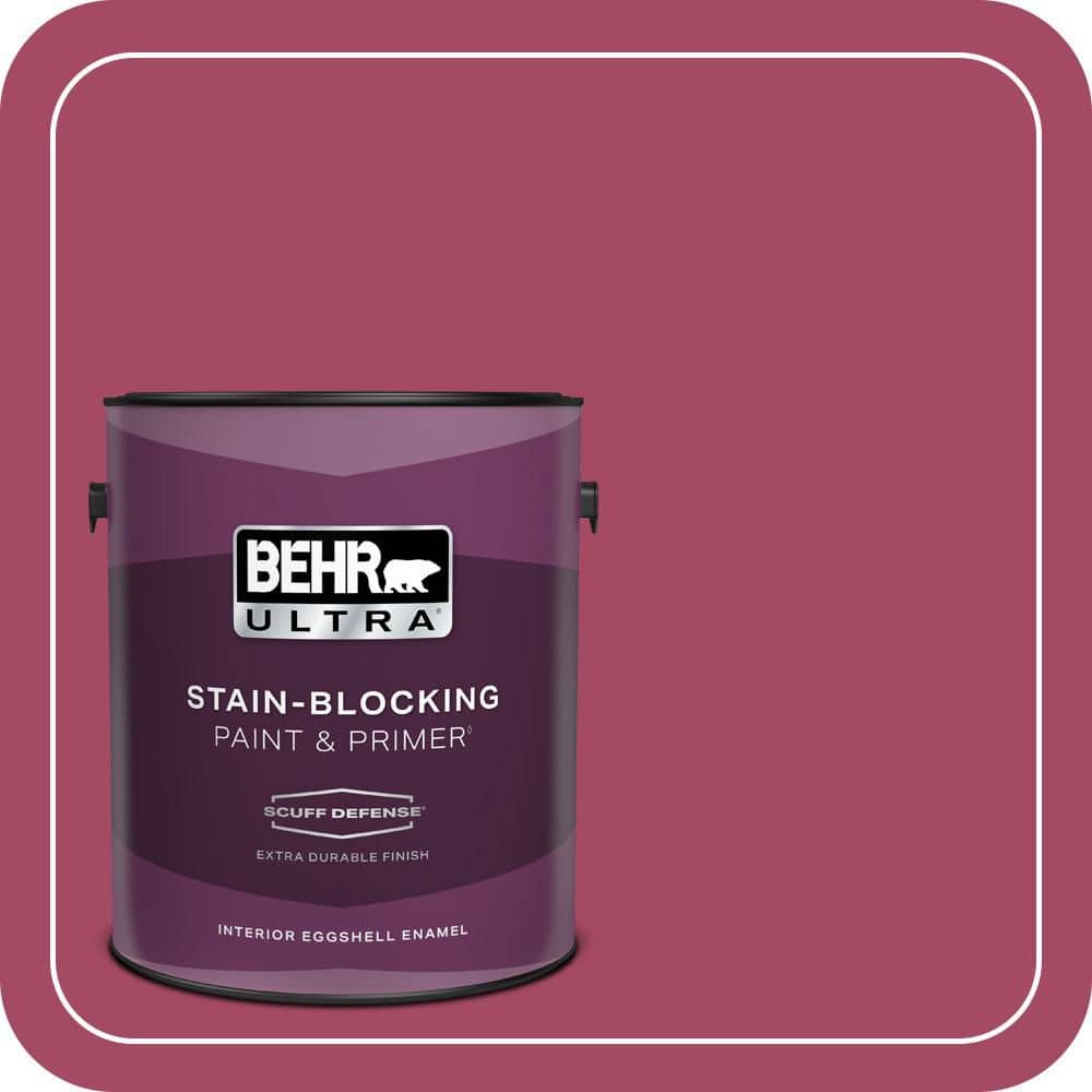 BEHR PREMIUM PLUS #120D-5 Glazed Raspberry Enamel Low Odor & Primer (1)