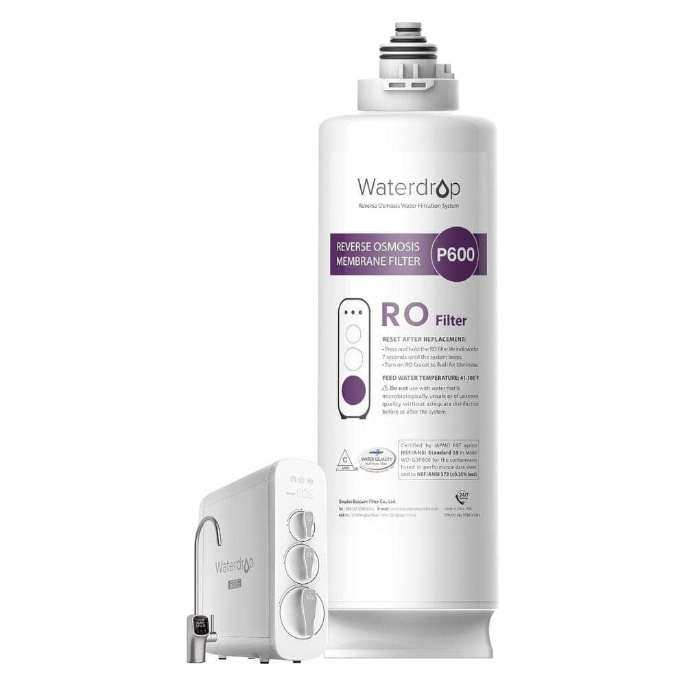 Waterdrop B-WD-G3P600-RO Filter, NSF Certified, Replacement for WD-G3P600 Reverse Osmosis System, 2-year Lifetime (1)