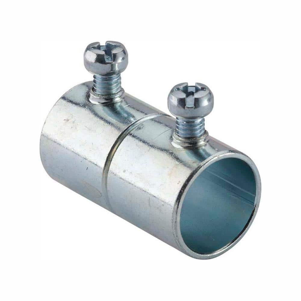 Halex 1/2 in. Standard Fitting Electric Metallic Tube (EMT) Set-Screw Coupling (50-Pack) (1)