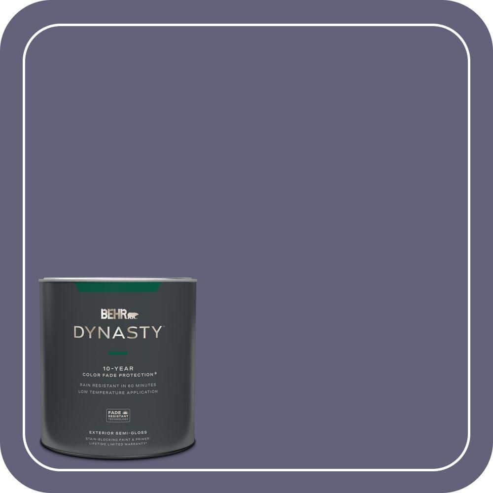 BEHR DYNASTY 1 qt. #PMD-44 Twilight Dusk Semi-Gloss Exterior Stain-Blocking Paint & Primer