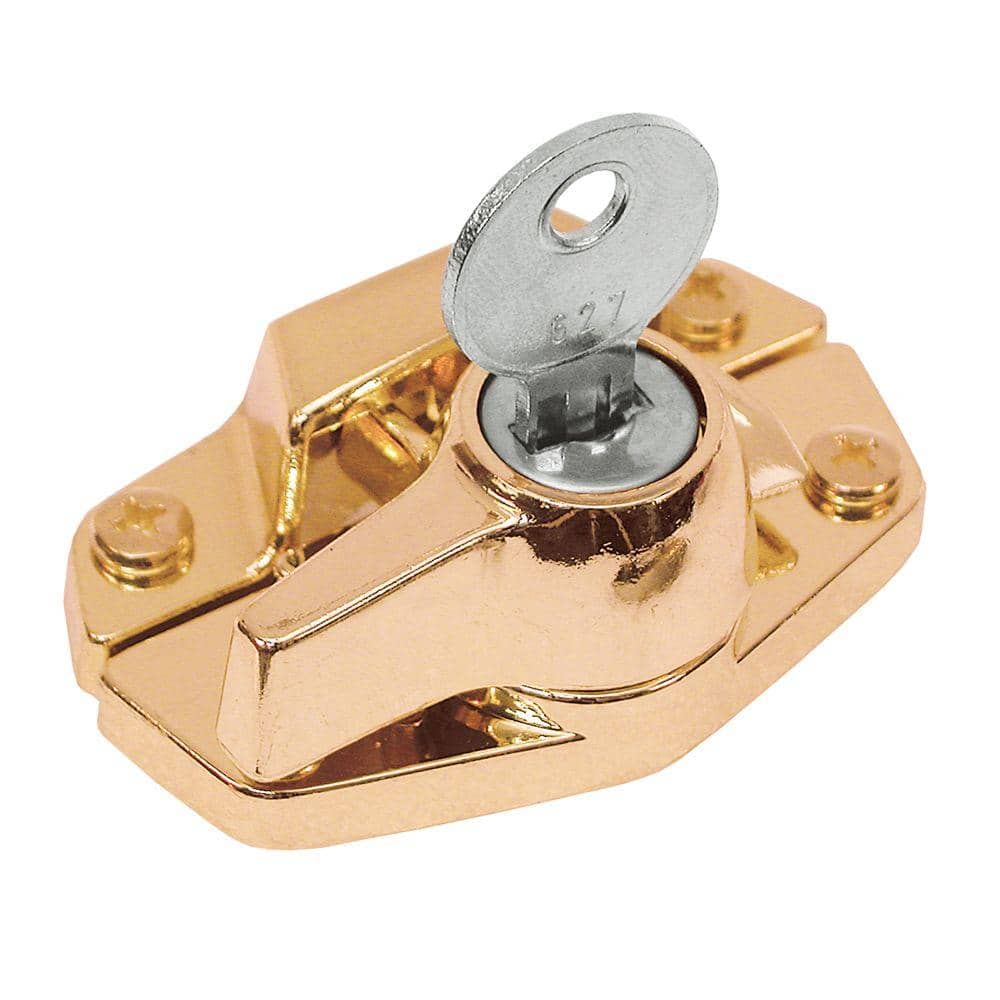 Prime-Line Brass Cast Metal Keyed Window Lock (1)