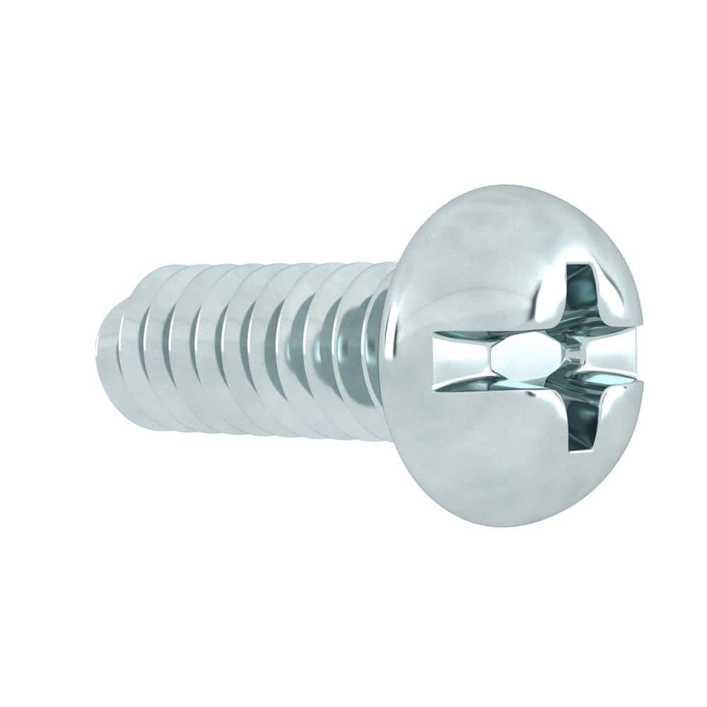 Everbilt #6-32 x 3/8 in. Zinc Plated Combo Round Head Machine Screw (8-Pack) (3)