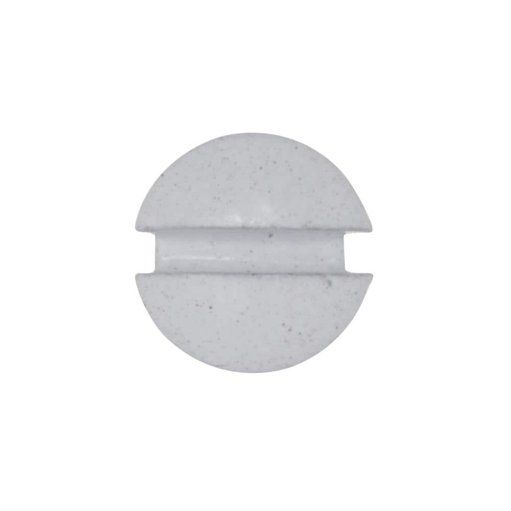 Everbilt #6-32 tpi x 1/2 in. White Oval-Head Slotted Drive Switch Plate Screw (25-Piece) (4)