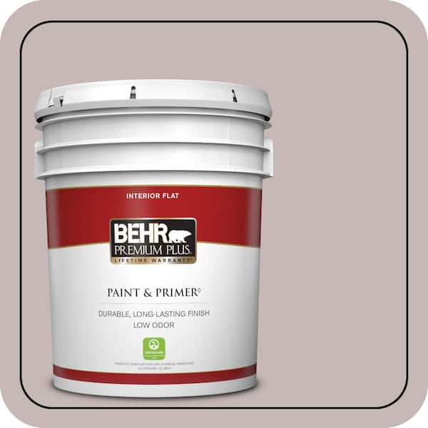 BEHR PREMIUM PLUS 5 gal. Home Decorators Collection #HDC-CL-25G Georgian Pink Semi-Gloss Enamel Low Odor Interior Paint & Primer (2)