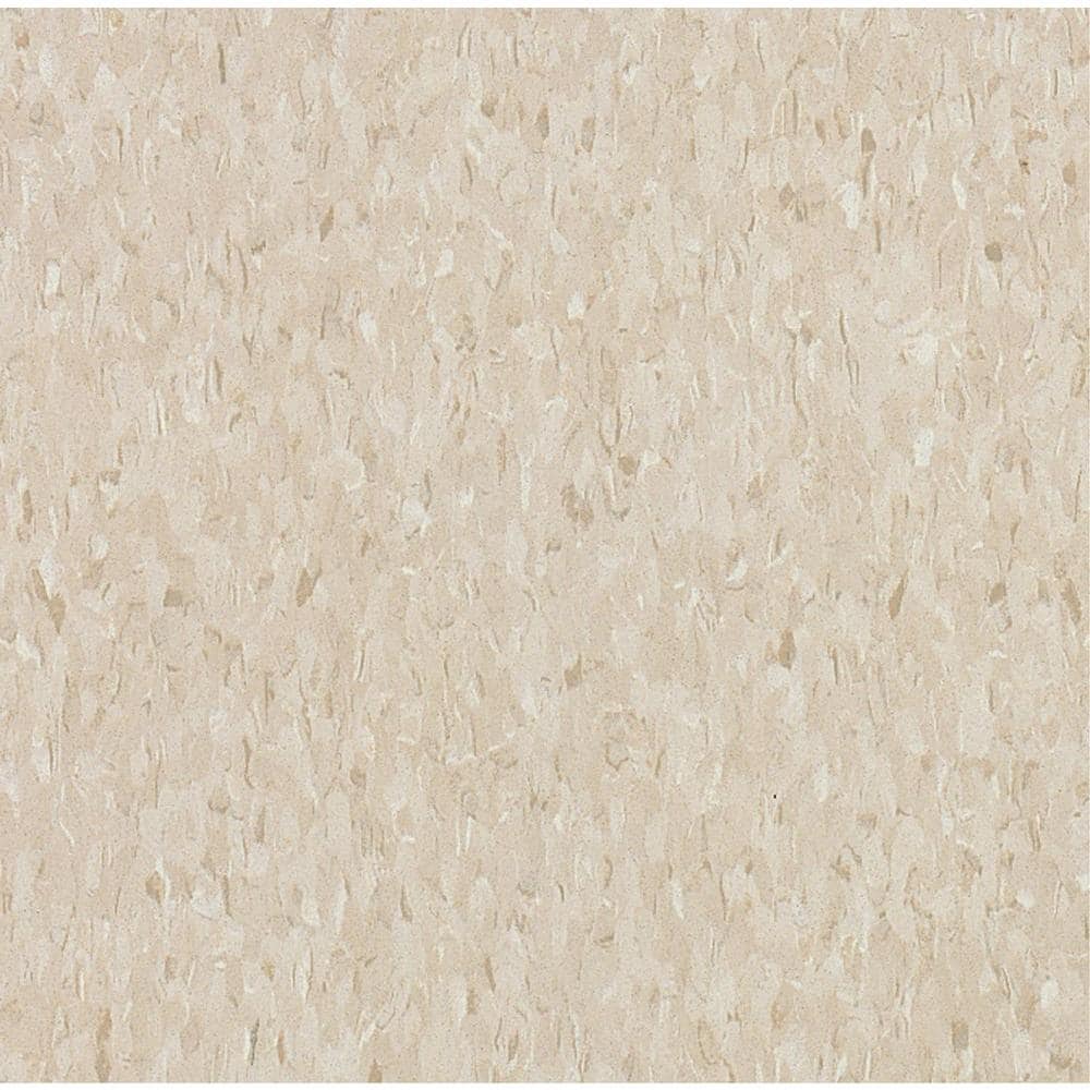 Armstrong Flooring Imperial Texture VCT 12 in. x 12 in. Pebble Tan Standard Excelon Vinyl Tile (45 sq. ft. / case)
