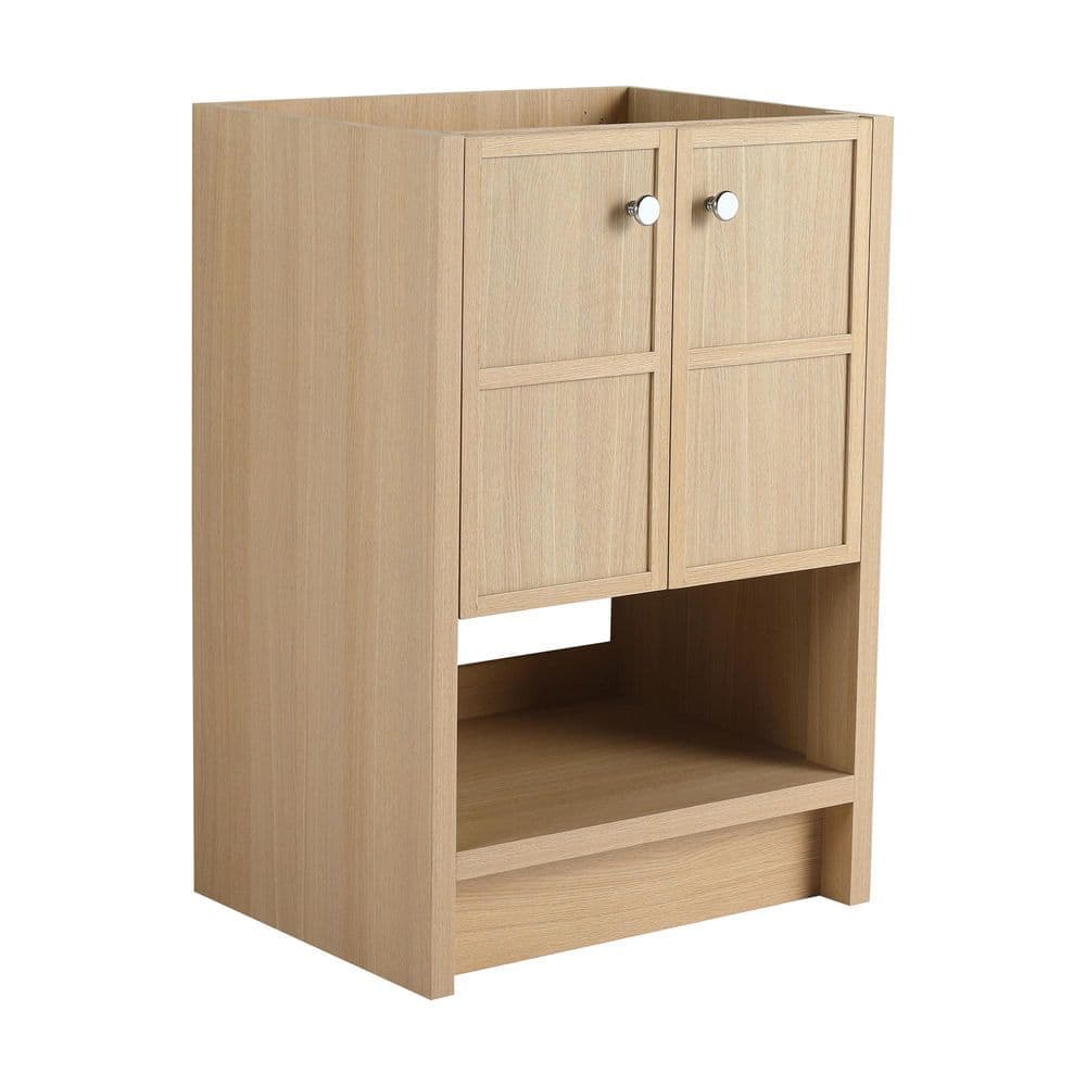 Dueyeeri 23.44 in. Bath Vanity Cabinet without Top in Oak Unassembled (3)