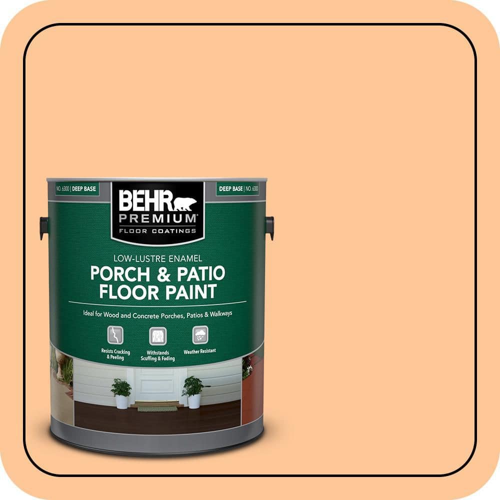 BEHR PREMIUM #P230-4 Textured Low-Lustre Enamel Interior/Exterior Porch and Patio Anti-Slip Floor Paint (1)