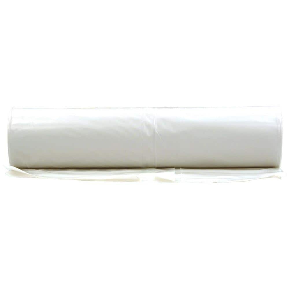 Husky 20 ft. x 100 ft. Clear 10 mil Plastic Sheeting (12 Rolls/Pallet) (2)