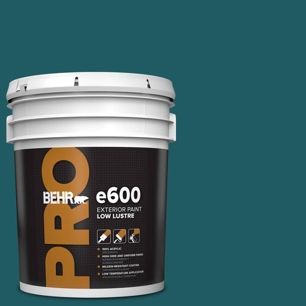BEHR PRO 5 gal. #S-H-510 Moonlit Pool Low Luster Exterior Paint