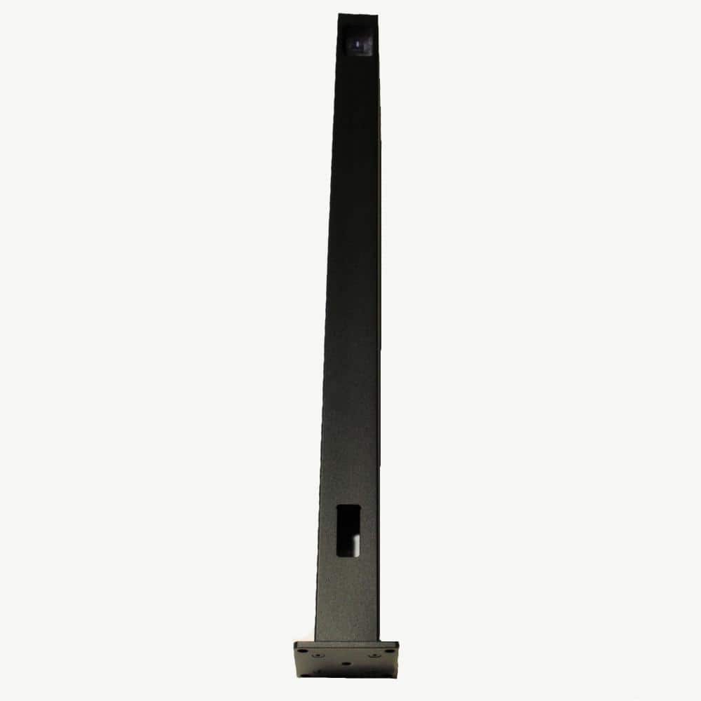 Vista 36 in. H x 2.5 in. W Black Aluminum Top Stair Post for Stair Railing Kit (1)