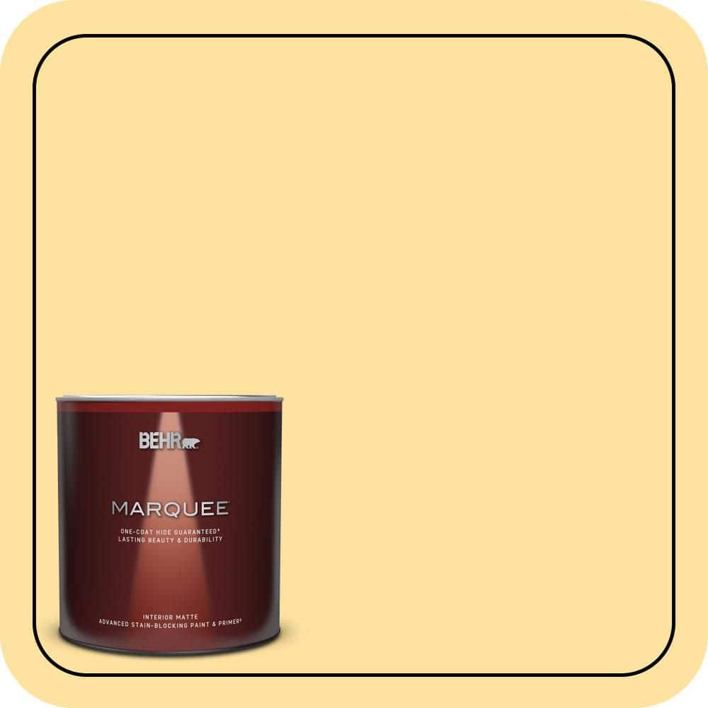 BEHR MARQUEE 1 qt. #P280-3 Polka Dot Skirt Matte Interior Paint & Primer