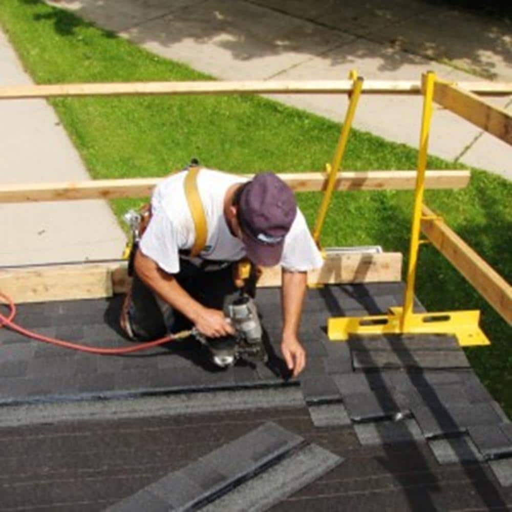 Acro Building Systems Steep Pitch Guardrail System Bracket and Post (2)