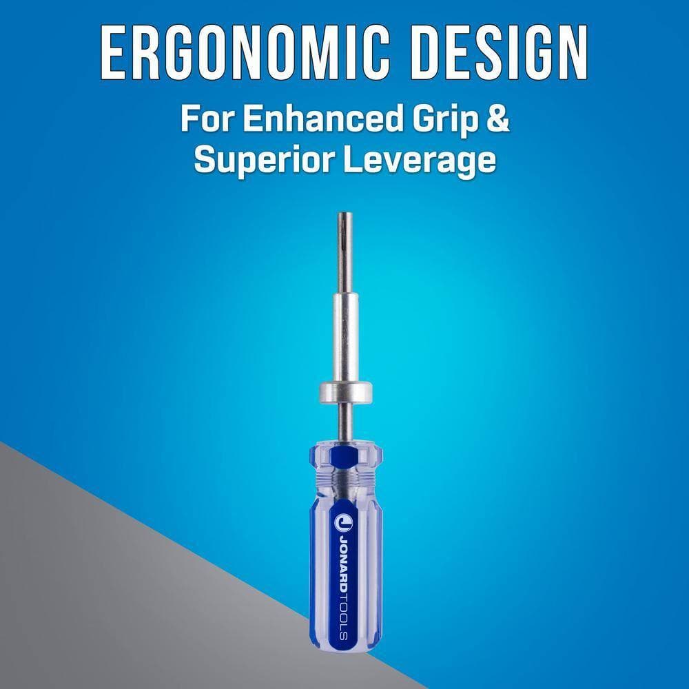 JONARD TOOLS Terminator Tool with 4 in. Shaft, 8 in. L, Blue (2)