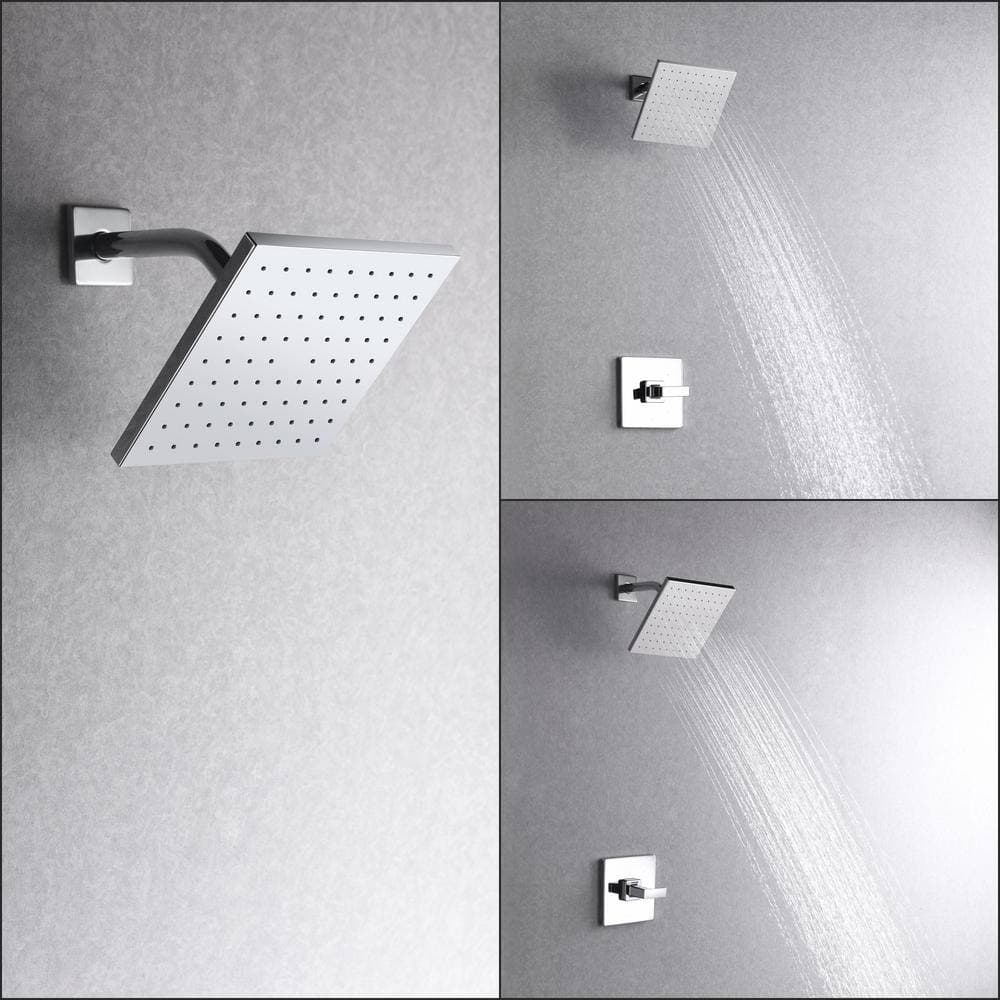 Ultra Faucets Rift Single Handle 1-Spray Tub and Shower Faucet 1.8 GPM in. Polished Chrome (Valve Included) (2)