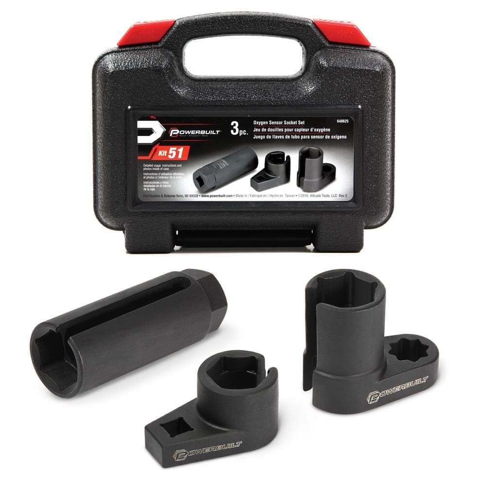 Powerbuilt Oxygen Sensor Socket Set (1)