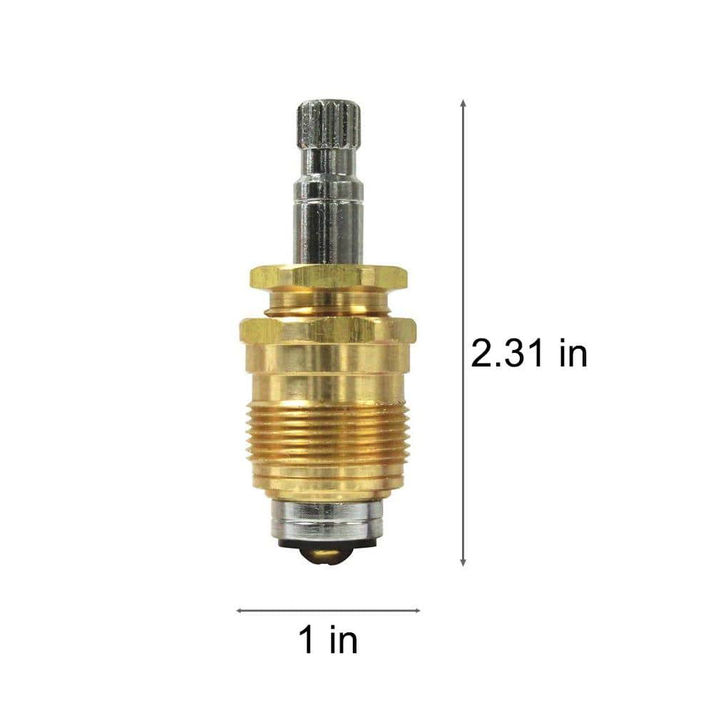 Everbilt 2 5/16 in. 16 pt Broach Hot Side Stem for Eljer Replaces 490-5186-02 (3)