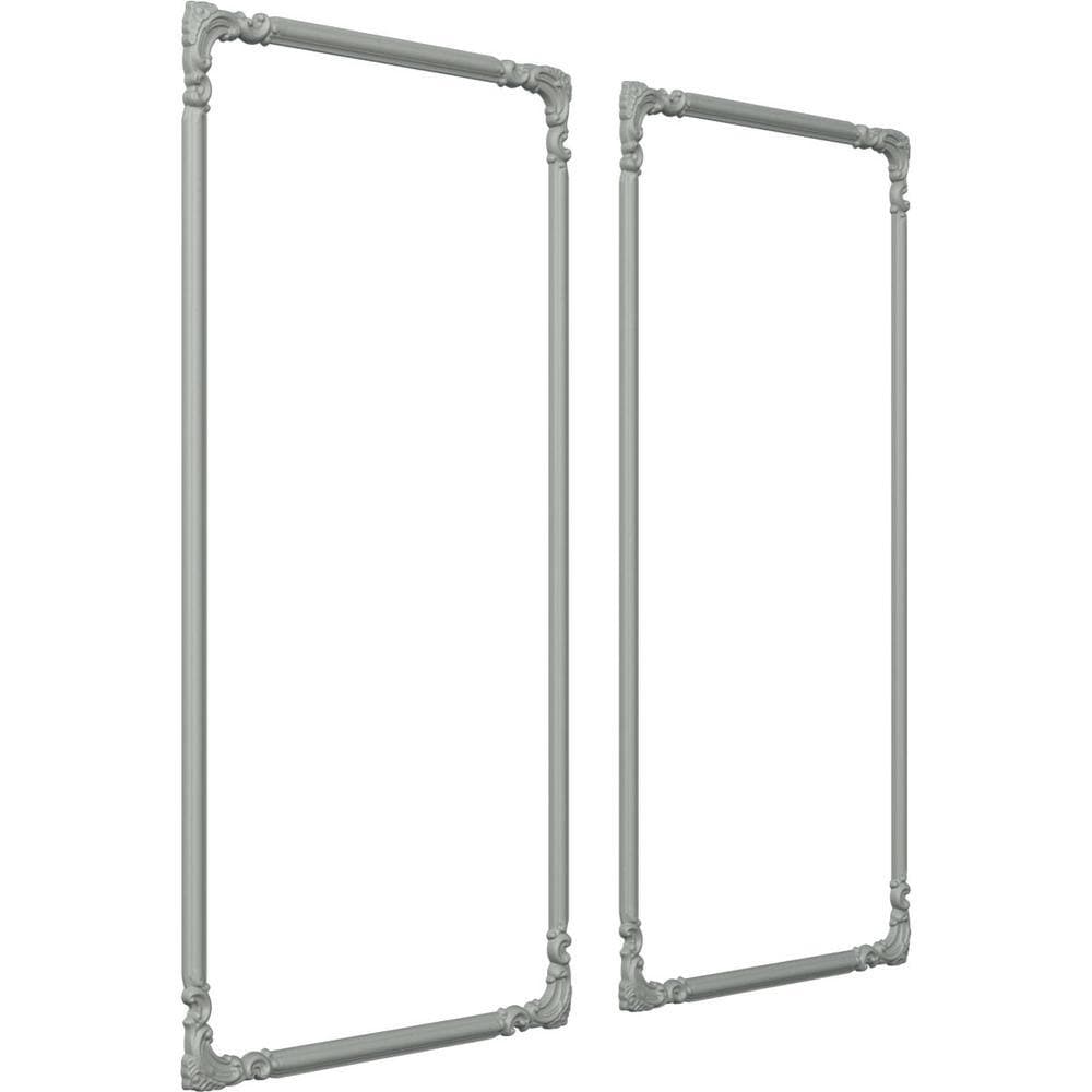 Ekena Millwork 13.35 Sq. Ft. Unfinished Polyurethane Ashford Panel Moulding Kit (Double Panel) (2)