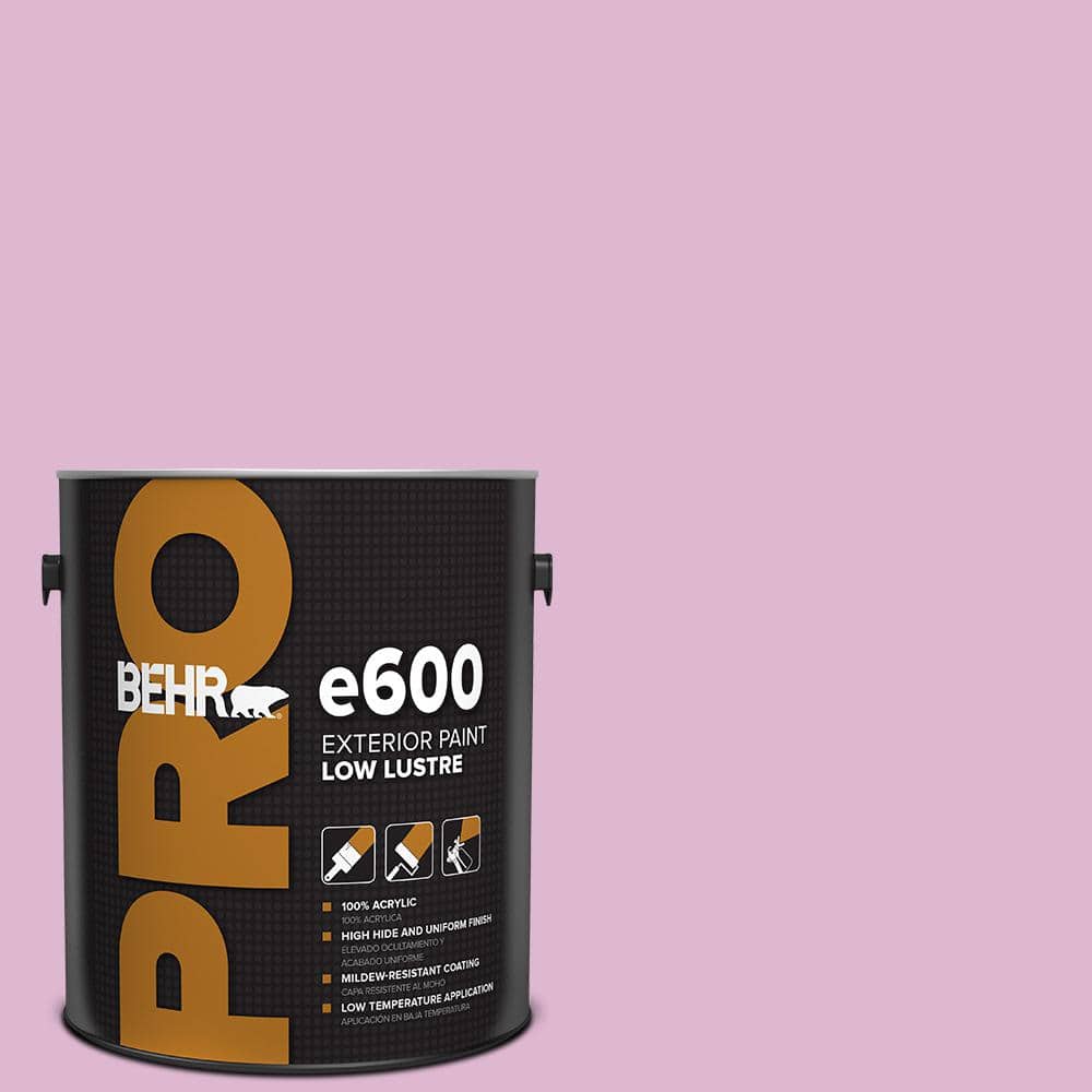 BEHR PRO 1 gal. #M120-3 Pink Wink Low Luster Exterior Paint