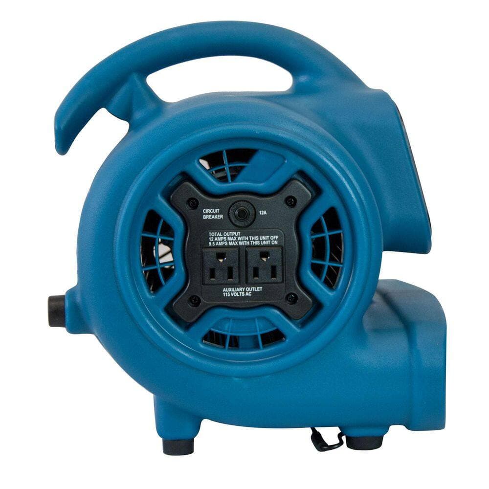 XPOWER Freshen Aire 800 CFM 4 Speeds Scented Air Mover Blower Fan with Timer and Power Outlets (2)