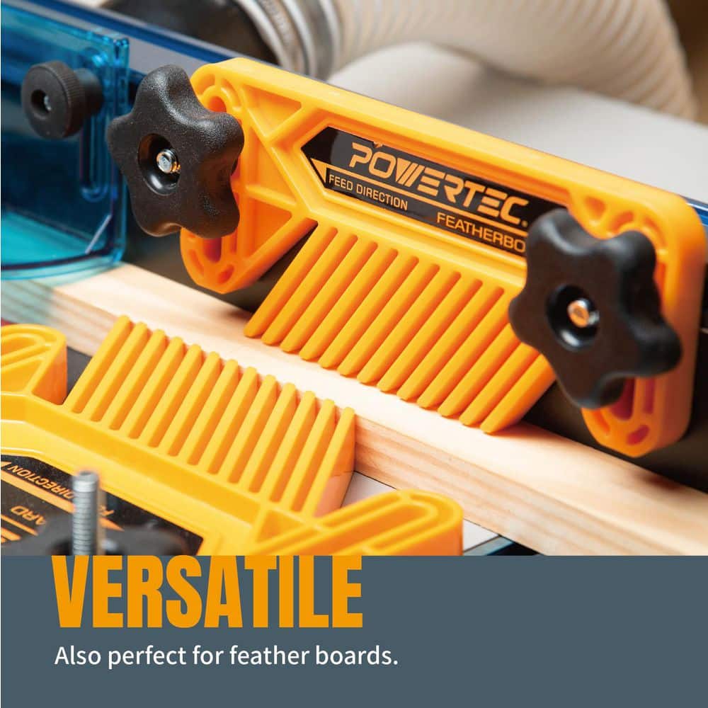 ‎POWERTEC Universal T-Track Kit with 48 in. T-Track and Hardware Kit for Woodworking (1-Set) (2)