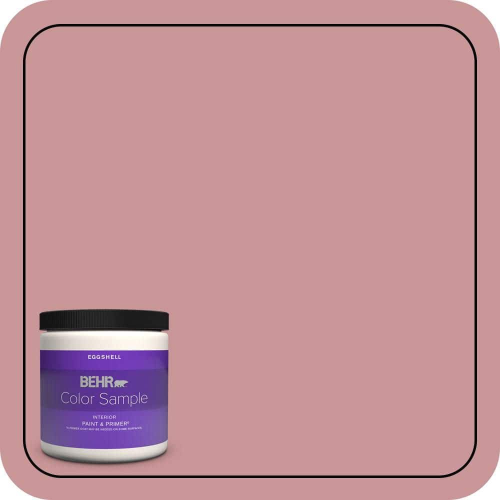 BEHR PREMIUM PLUS 8 oz. #S140-4A Dusty Rose Eggshell Enamel Interior Paint and Primer Color Sample