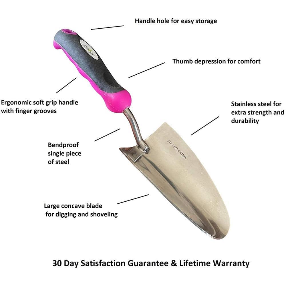 GARDEN GURU 13 in. Super Strong Garden Trowel Hand Shovel (2)